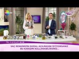 Saç rengini açan doğal karışım!