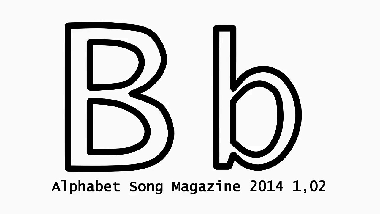 Super simple alphabet song - Letter B Nursery Rhyme Video for Children