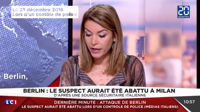 Attentat à Berlin: Le suspect Anis Amri abattu par la police à Milan