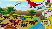 3D Dinosaurs Mold Play Dough Set 4 Kids