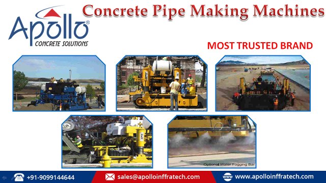 Concrete Pipe Making Machines Manufacturer & Exporter - apolloinffratech.com
