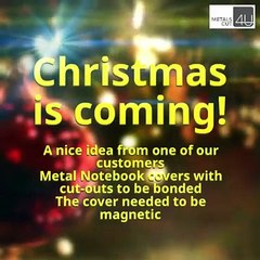 #custom cut #sheetmetal as #christmas present #magnetic #ste
