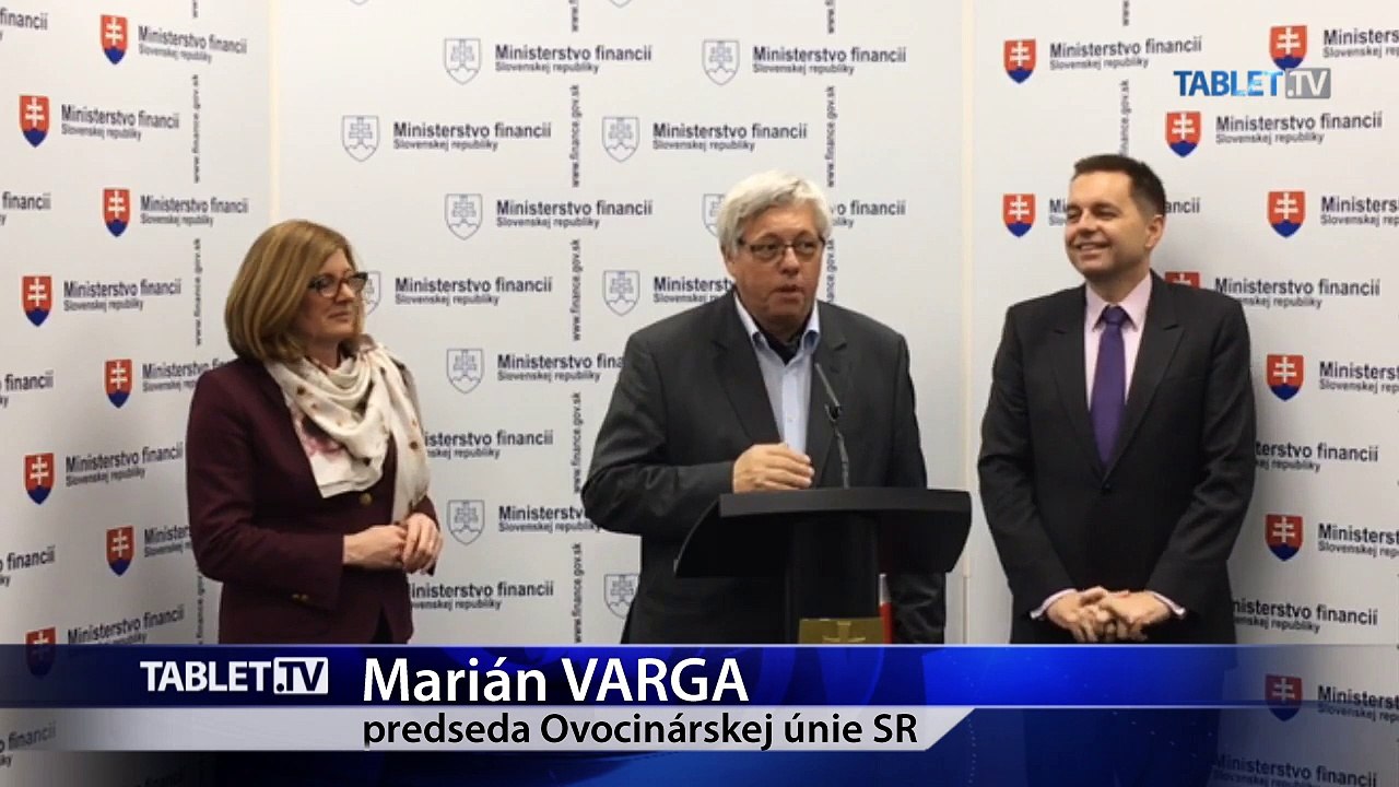 ZÁZNAM: Brífing ministra financií a ministerky pôdohospodárstva k situácii ovocinárov