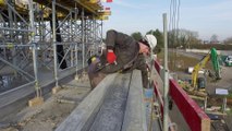 Tournai: impressionnant, le chantier des Bastions vu du ciel par drone