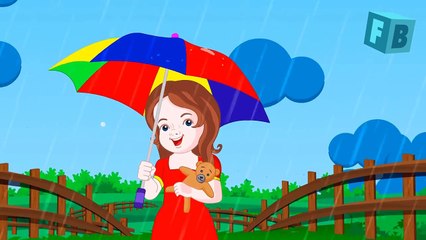 Rain Rain Go Away Come Again | Children Nursery Rhymes with Lyrics