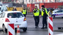 Le pont de l'Europe sous surveillance à Strasbourg