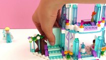 Démo de la Reine des Neiges Lego/ Le château avec Anna et Elsa.
