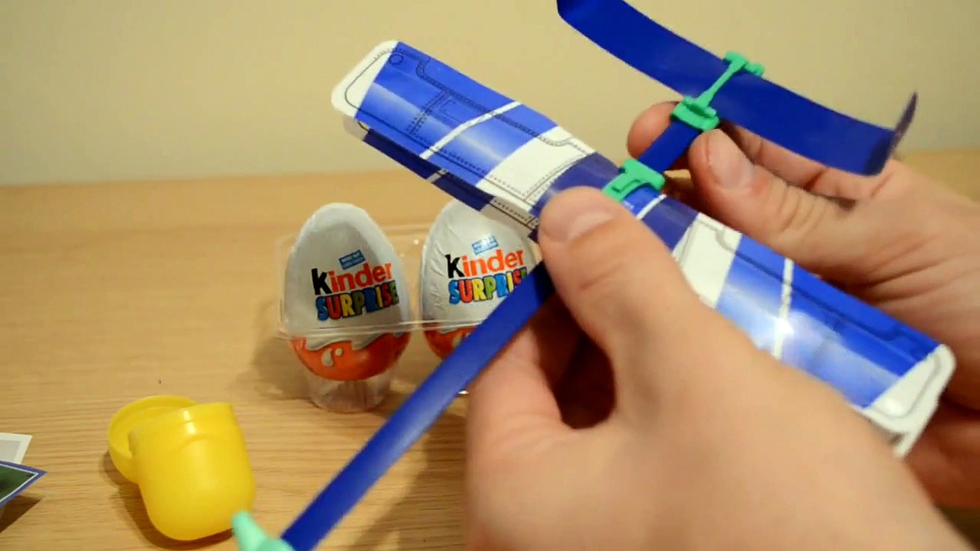 kinder joy airplane toy