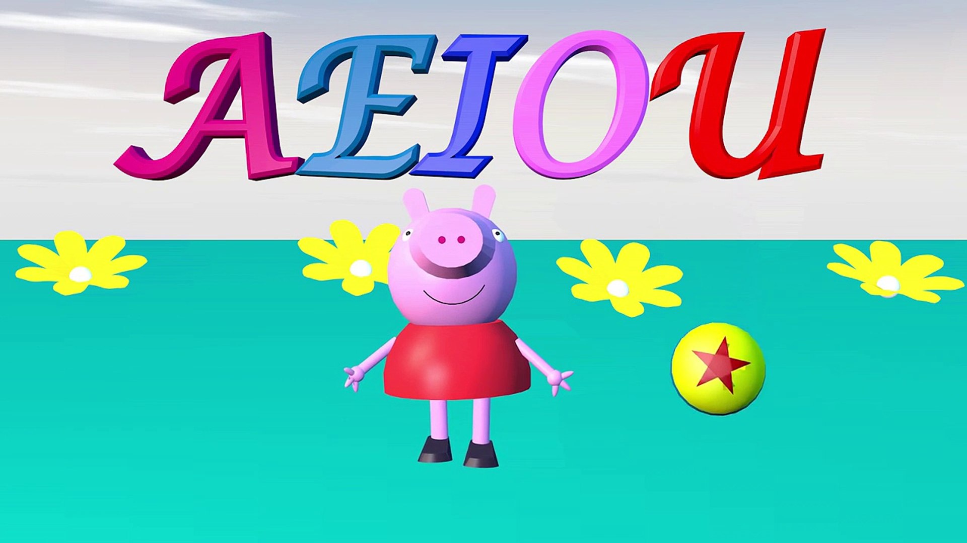 a e i o u las vocales - Las vocales en español para niños - Sílabas para  aprender a leer - AEIOU - Dailymotion Video