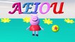 a e i o u las vocales - Las vocales en español para niños - Sílabas para aprender a leer - AEIOU