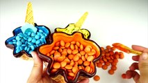 Colors Smarties pretend Ice Cream Cups Surprise Toys w/ Sponge Bob, Minions, Hello Kitty