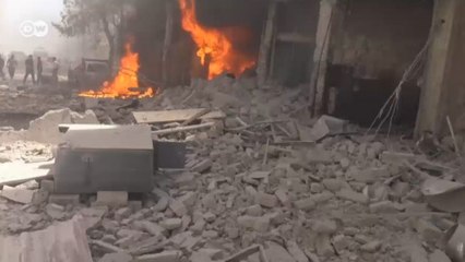 Halep'te savaşın izleri