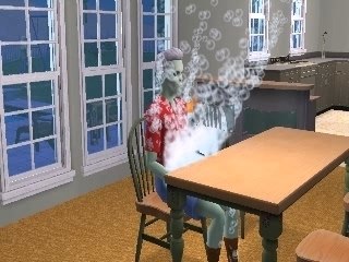 Alien qui aime se faire mousser SIMS