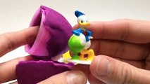 Play Doh Eggs Cars 2 Princess Disney Surprise Eggs Mickey Mouse SpongeBob Planes