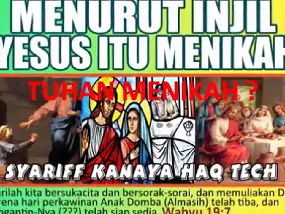 [7] PEMUDA KRISTEN BERTANYA : "Maksud (Ayat Injil) SEBELUM NABI IBRAHIM JADI, AKU (YESUS) TELAH ADA !". - AHMED DEEDAT