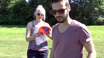SQUAP SPIELEN! Perfekt für Sommertage! Nina, Kaan & Kathi spielen das Fangballspiel!