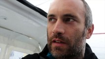 J47 : Fabrice Amedeo a pu réparer sa grand voile / Vendée Globe