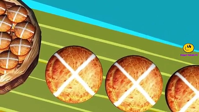 Hot Cross Buns Spiderman Cartoons for Children | Hot Cross Buns Nursery Rhymes for Children