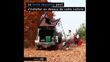 Skycamp une tente qui s'installe au dessus de votre voiture !