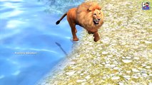 Funny Animated Short Movie || Funny Story Gorilla Steals Lion Food || 3D Short Movies For Kids