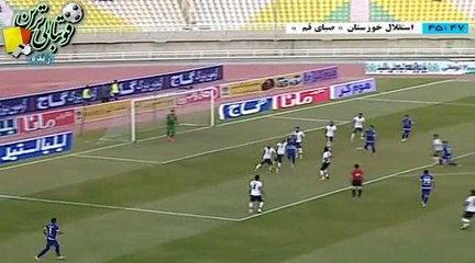 خلاصه بازی استقلال‌خوزستان و صبای‌قم