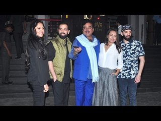 Sonakshi & Shatrughan Sinha's Full Family At Dangal Movie Premiere
