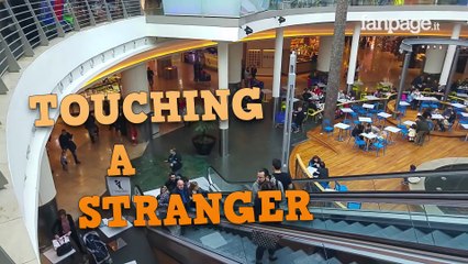 What happens when you touch a stranger on the escalator!