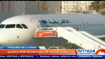 Secuestradores liberan a los todos pasajeros y se entregan a las autoridades tras desviar avión libio a Malta