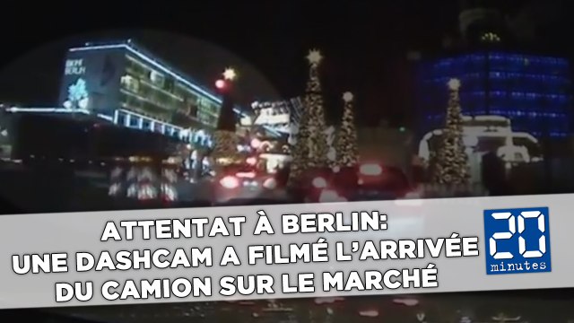 Attentat de Berlin: Une caméra embarquée a capturé l'arrivée du camion