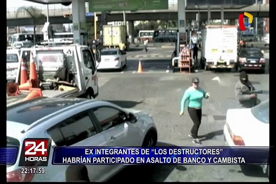 Exintegrantes de “Los destructores” habrían participado en asalto a banco en Surco