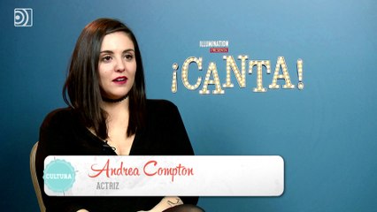 Entrevista a Andrea Compton por la pelícua '¡Canta!'