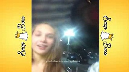 Maddie Ziegler during the tour with sia - Snapchat