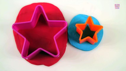 Learn Big and Small with Play Doh Shapes for Kids _ Kids Learning Video _ Play Doh Stop Motion