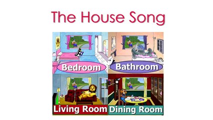 The House Song CLIP - House Words in English, Teach Kids English, Learn English, Baby English