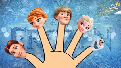 Frozen Finger Family Song | Mommy Anna Sister Elsa | Nursery Rhyme