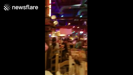 Waiter is left in tears when customer gives him a very generous tip for Christmas