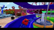 [Superheroes] Spider-Man Races Disney Pixar Cars Lightning Mcqueen [HD 1080P] ! KIDS VIDEO