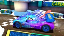 Disney Pixar Cars Fast as Lightning - Carla Stage 3/4 vs Raoul, Finn McMissile