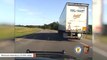 Scary Dashcam Video Shows Intoxicated Truck Driver Swerving On Road