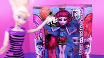 Elsa Frozen Monster High Doll Halloween Dress Up Inner Monster DisneyCarToys Mike The Merman Barbie