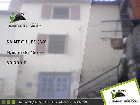 Maison A vendre Saint gilles 48m2 - 50 000 Euros