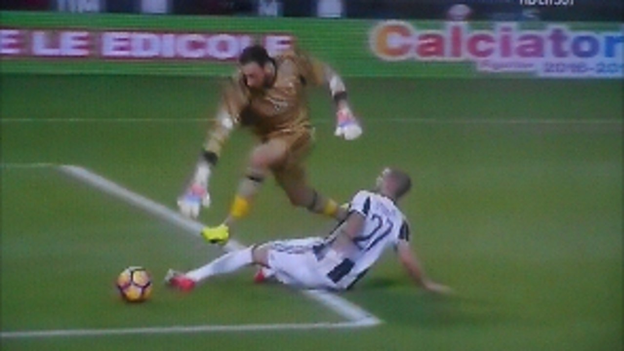 Gianluigi Donnarumma Crazy Dribble In Own Penal...