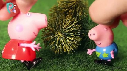 Peppa Pig Juguetes en Español  La familia va a la montaña y encuentran una ardilla ᴴᴰ ❤️