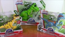 Playskool Heros Jurassic World DINOSAURS T-Rex Velociraptor Dilophosaurus! Lights & Sound!