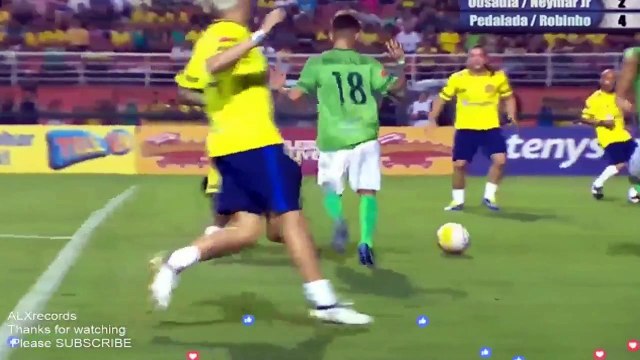 Goal Neymar JR vs Robinho 3-4 (Ousadia x Pedalada) 2016