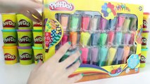 Play Doh Ultimate Rainbow Pack Learn Numbers Play Doh Mountain of Colours Playset Toy Videos