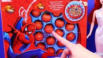 Spiderman Lets Go Fishin Family Fun Night Kids Game Spidey vs DisneyCarToys Board Game Challenge