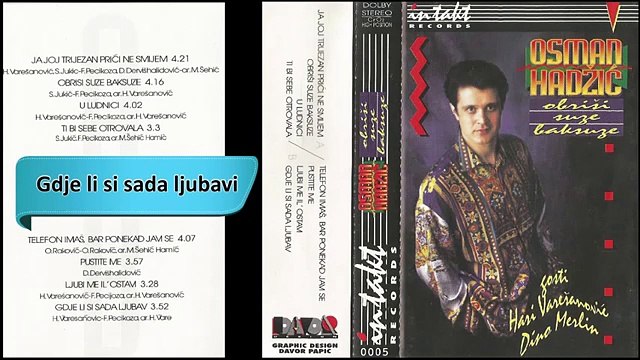 Osman Hadzic - Gdje li si sada ljubavi - (Audio 1994) HD