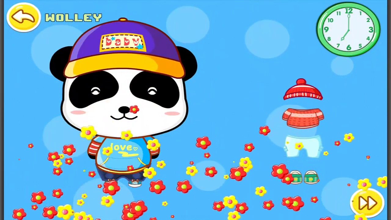 Kids Learn How to Tell Time with Baby Panda | Around The Clock Educational Game for Kids By Baby Bus