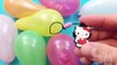 Learn Colours with Balloon Pop! Воздушные шары Surprise Balloons with Toys! SPECIAL HELLO KITTY